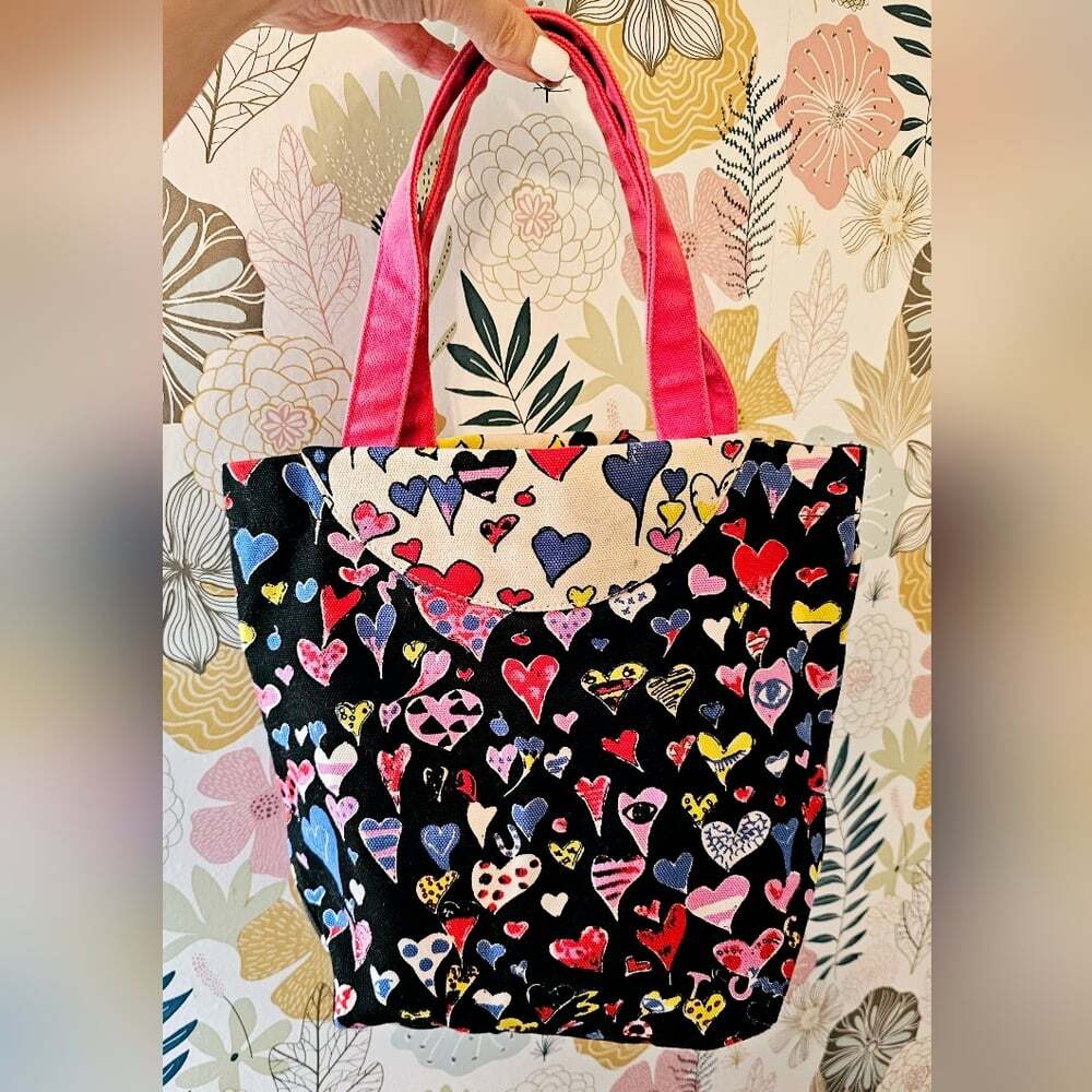 Tsumori Chisato Heart Pattern Tote Bag